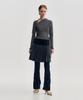 Kimjisu Multi-Tie Draped Jersey Top _ Dark Gray