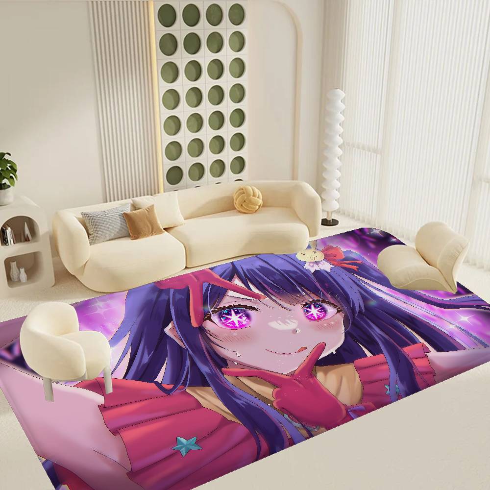 Anime Oshi No Ko Hoshino Entrance Door Mat Nordic Style Bedroom Living Room Doormat Home Balcony Anti-Slip Modern Home Decor