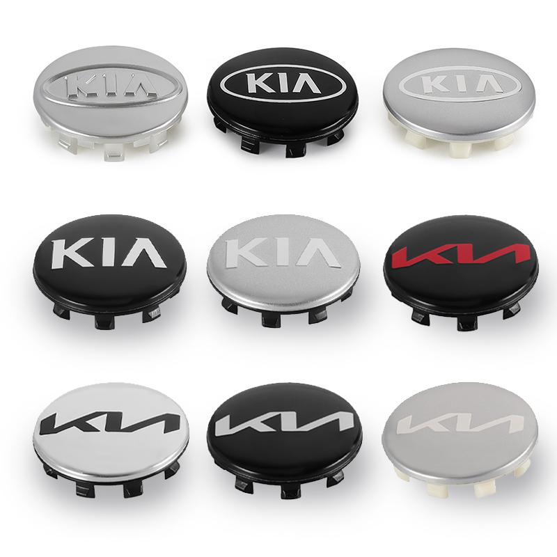 AXADSN1 4pcs 56mm Car Wheel Center Hub Caps Auto Accessories For KIA Picanto Optima K3 K5 Rio Sorento Sorento KX1 Sportage Ceed 3 4 K6