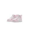 Air Jordan 1 Mid TD Pink Foam Fire Red Baby Sneakers White DQ8425-608