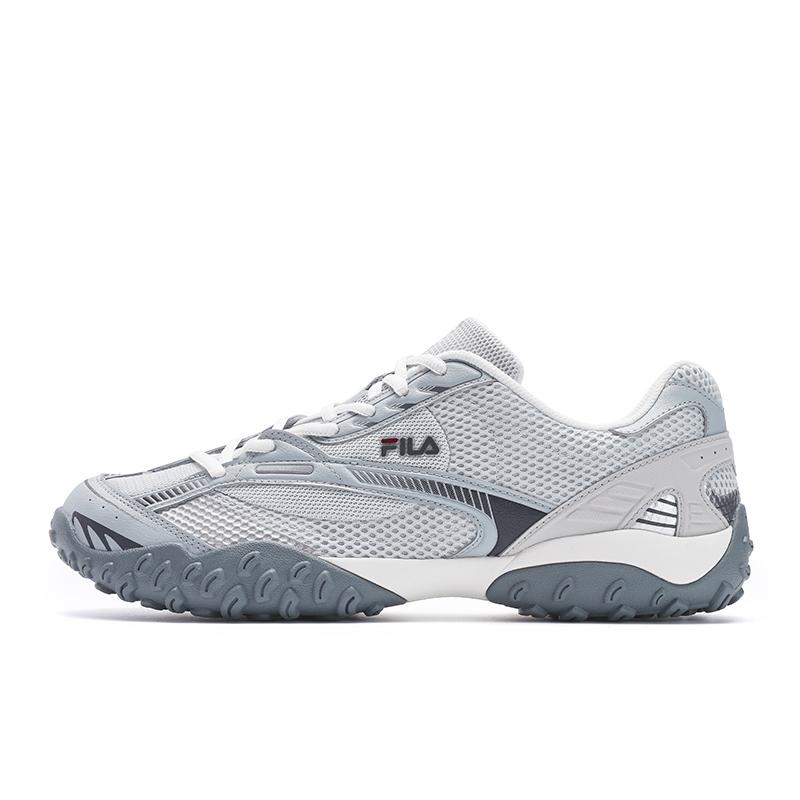 FILA Echappe 2 Ballet Shoes Fashion Trendy Versatile Durable Breathable Low-Top Casual Shoes Men sneaker High-Profile-Gray F12M522146FDH