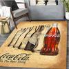 Coca Cola Print Rug - Home Decoration Carpet For Living Room Bedroom Flooring Computer Chair Area Rug
