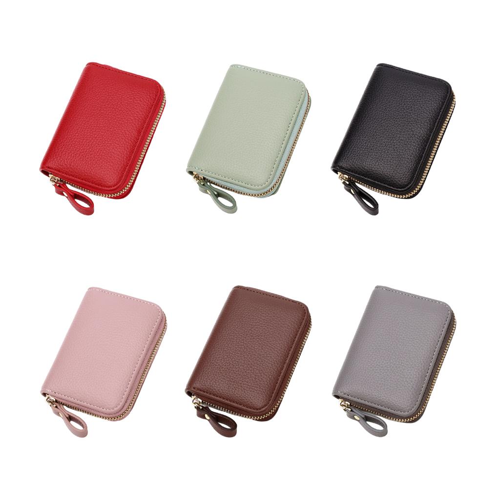 Women Wallet Polyester Lining Zipper Rectangular Cash Compartment Photo Pocket Purse Notecase Birthday Gift with Lanyard