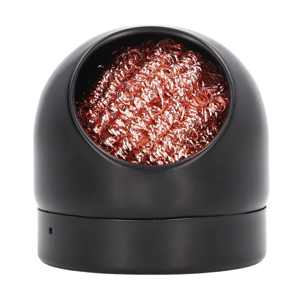 Soldering Iron Tip Cleaner Tin Removal Welding Head Stainless Steel Cleaning Wire with Holder