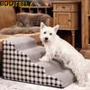 Pet 2/3 Steps High Density Foam Dog Secure Stairs Ramps Non-Slip Pet Steps for Older Dogs Pet with Joint Pain Sofa Bed Ladder