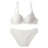 European and American large-size underwear summer smooth surface non-marking soft steel ring bra large chest small anti-sagging upper suppor