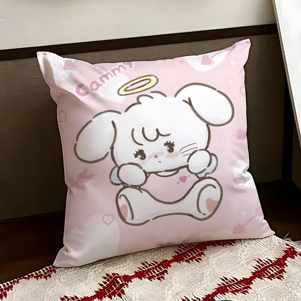 Cartoon MMikko Cushion Cover Reversible Soft Durable Pillow Cover Home Car MultiScene Use for Daily Comfort