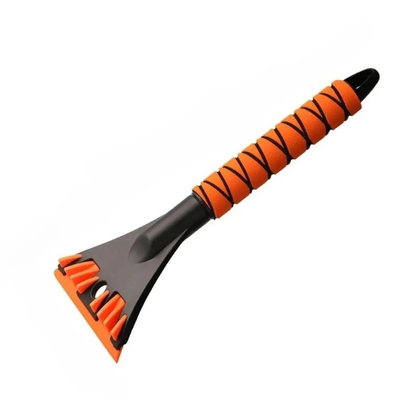 Portable Ergonomic Car Ice & Snow Scraper - Detachable Windshield Defroster, Multi-Functional Winter Vehicle Glass Cleaning Tool
