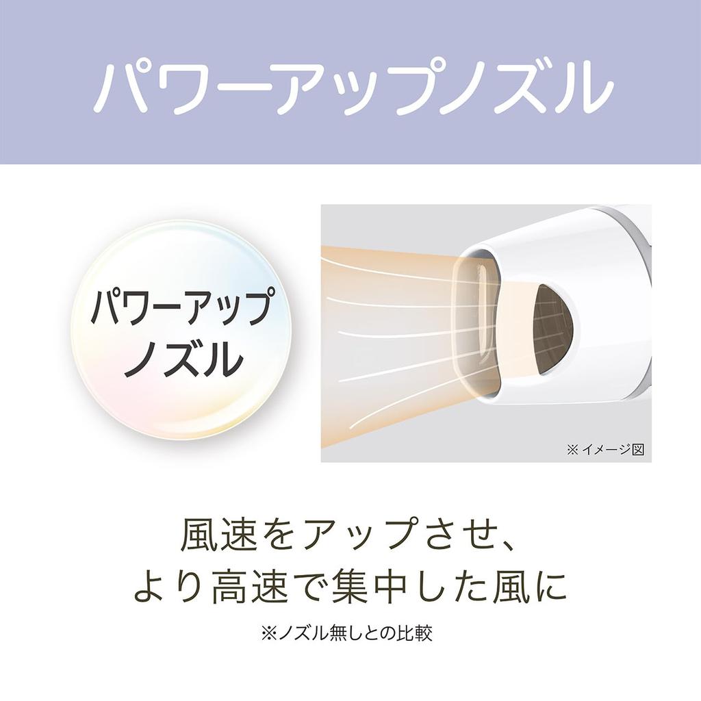 Koizumi Hair Dryer Large Air Volume Negative Ion Lightweight White KHD-9820/W