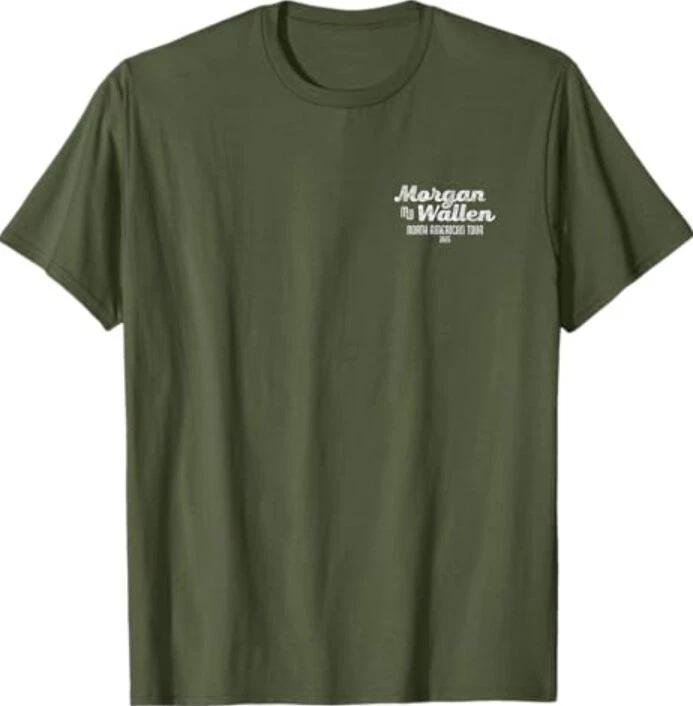 

Official Morgan Wallen Exclusive 2025 Tour Green T-Shirt 4XL