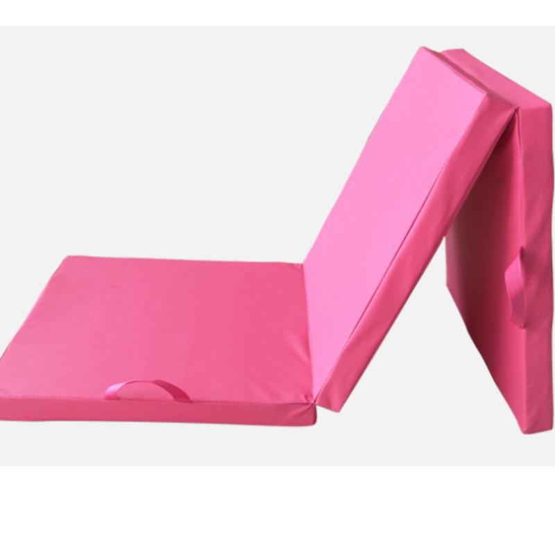 50MM Portable Anti Slip Foam Gymnastic Mat Leather Yoga Gymnastic Tumbling Mattress Gym Mat Foldable Exercise Mat