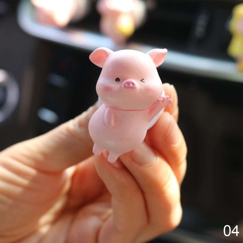 Car Air Freshener Air Conditioning Outlet Decoration Cute Pig Style Accessories Interior Aromatherapy Clip Perfume Clip