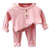 Children's Underwear Set Autumn New Baby De Rong Boys' Pajamas Korean Edition Girls' Warm Home Clothes Children's Clothing