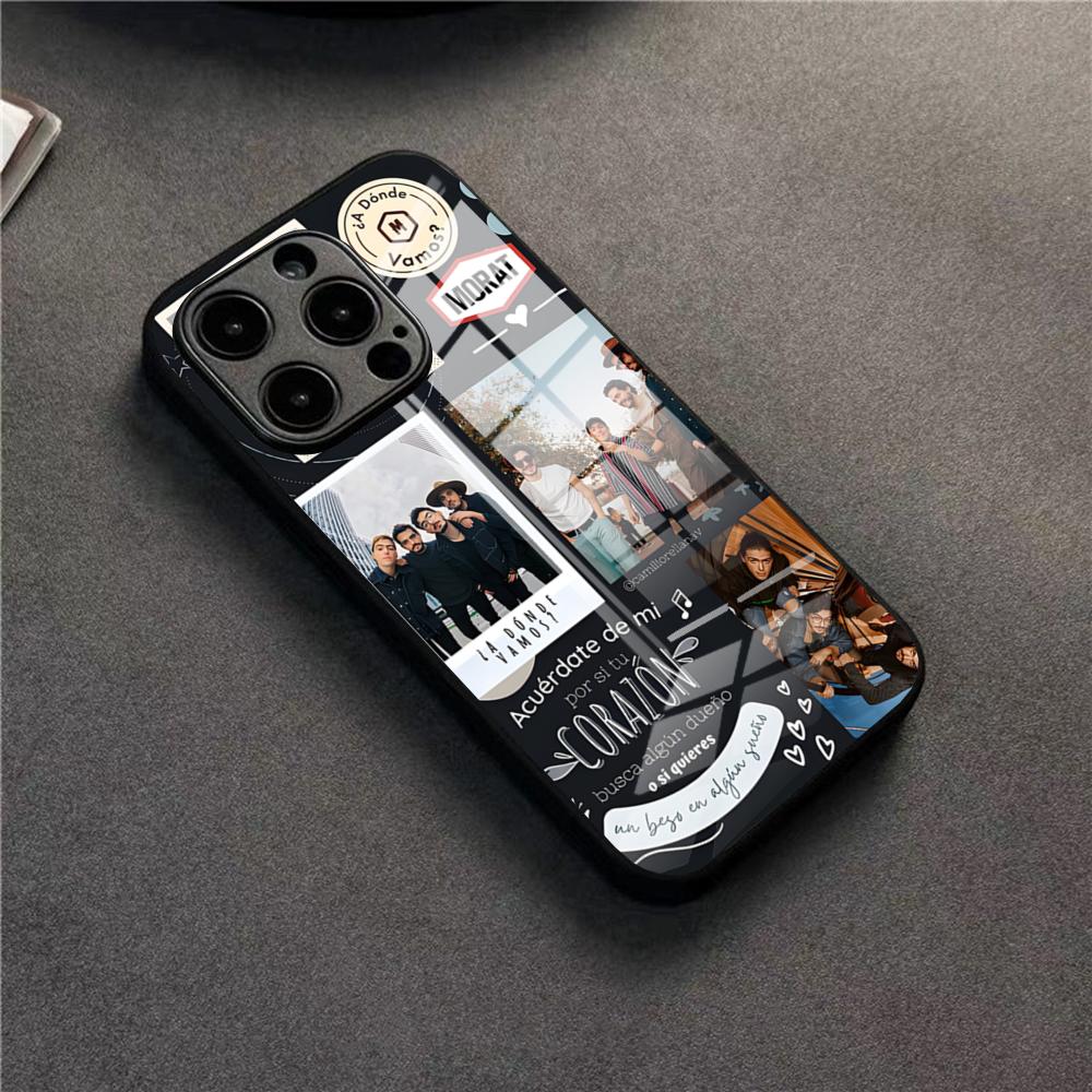 Band Morat Balas Perdidas Phone Case For 17 Pro Max IPhone 16 Pro 14 12 11 13 Mini X XR XS 15 Plus SE Glass Cover