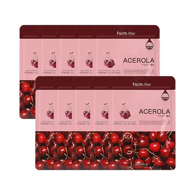FARMSTAY Balíček masek Visible Difference Acerola 23 ml x 10 plátků