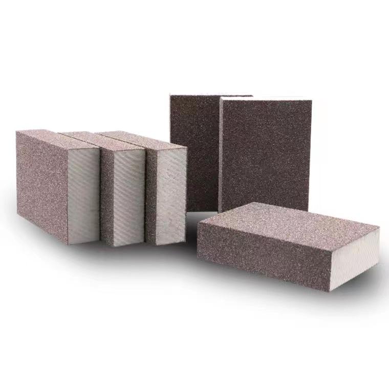 Elastic, Wear-Resistant Sanding Sponge Blocks for Woodworking and Polishing