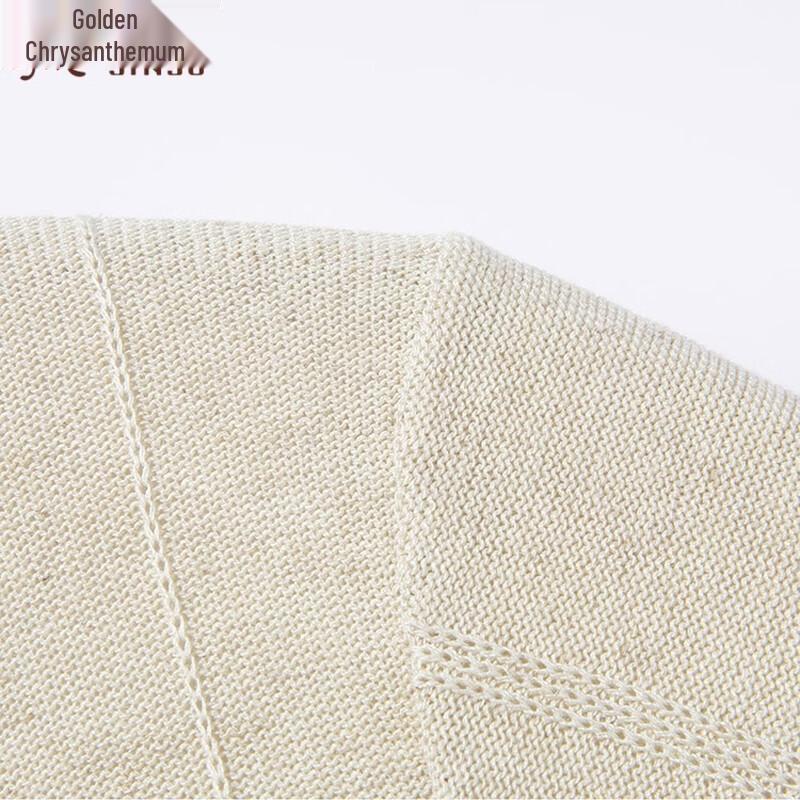 Men's Summer Linen Blend Knit Polo Shirt