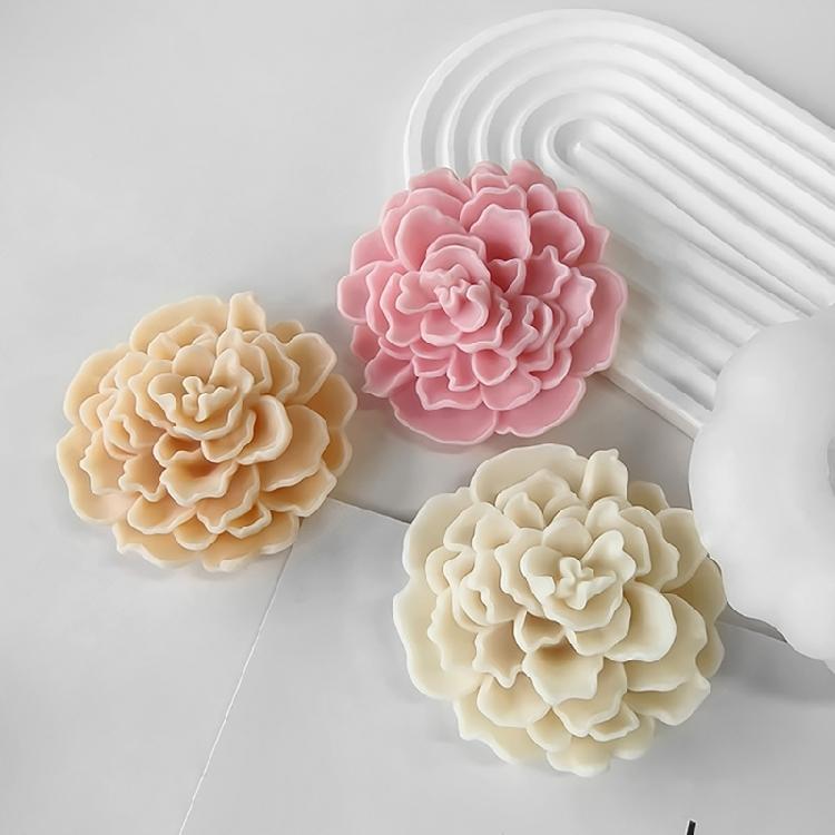 Flexible Silikonform Blumenform Duftkerzenformen Aromatherapie Herstellungsform Praktisches Schmuck Bastelwerkzeug