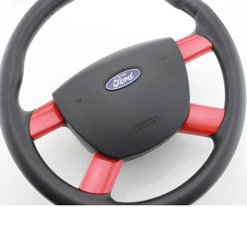 My Good Car for Ford Focus 2 MK2 2005 - 2011  Stainless Steel Car Steering Wheel Decoration Cover Trim Sticker