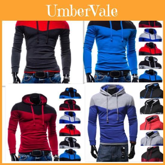 Mens Coat Jacket Outwear Sweater Winter Slim Fit Hoodie Warm Sweatshirt Hooded