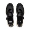 Li Ning Mulan Mary Jane Trendy Comfortable Shock Absorption Rebound Low Top Casual Shoes Women Casual Shoes Black AZGV008-4