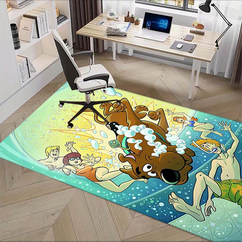 Mata na krzesło biurowe Scooby-Doo do domowego biura, Ochrona podłogi, Antypoślizgowe maty kuchenne, Uroczy dywanik z kreskówkowym wystrojem
