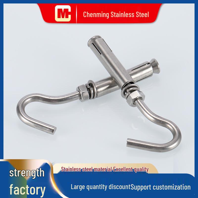 Stainless Steel Expansion Hook Screw for Manhole Covers, 201/304