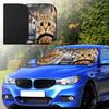 1Pcs Black Cat Pattern Windshield Sunshade UV Rays Heat Blocker Keeps Vehicle Cool Unique Design Fit Sedans SUVs Trucks RVs