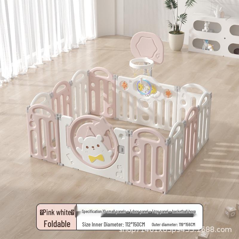 Indoor Safety Playpen & Crawling Mat for Babies: Anti-Fall Playground & Learning Fence