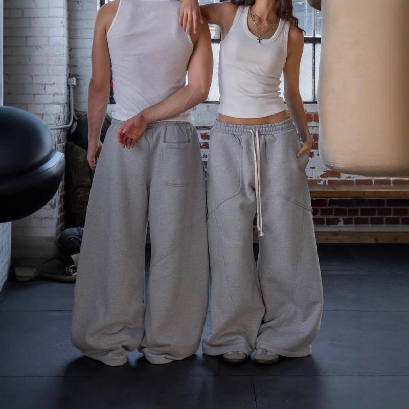 European and American Spring/Summer Men's and Women's Wide Leg Sports Pants