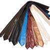 Cravată îngustă pentru bărbați Culoare solidă Retro Cravată Classic Piele PU Cravată Accesorii pentru costum