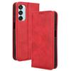 For Samsung Galaxy F15 5G/M15 5G Case Vintage PU Leather Folio Phone Cover with Cash/Card Slots