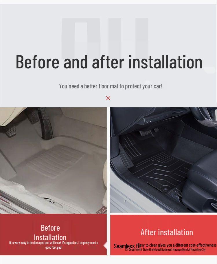 Full Coverage TPE Floor Mats for 8th-11th Gen Honda Civic