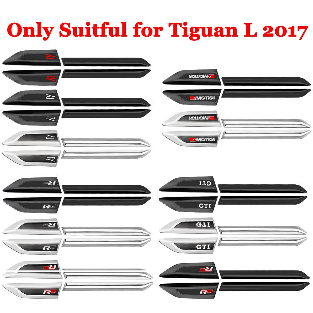 Für VW Volkswagen Jetta MK5 Golf 2 Stück ABS GTI 4 Motion R RLINE Letter Auto Kotflügel Seitenflügel Emblem Abzeichen Aufkleber Für VW Volkswag