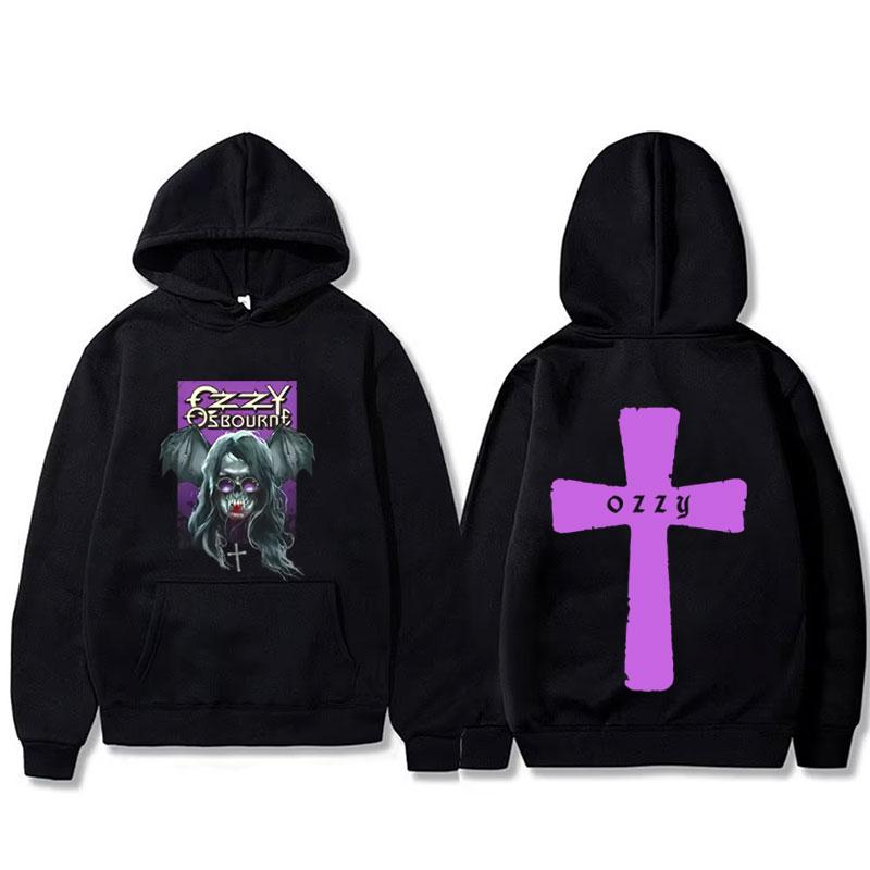 

Heavy Metal Rock Band Black Sabbath Ozzy Osbourne Vintage Hoodie Men Women Gothic Punk Style Streetwear Male Fashion Sweatshirt M