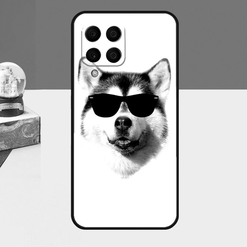Animal Dog Husky Case For Samsung Galaxy M52 M32 M12 M21 M15 M55 M56 M36 M16 M06 M13 M33 M53 M14 M34 M54 M31