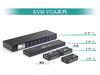 MT-VIKI KVM Switch, VGA 4-Port, USB 2.0, [4 Dedicated Cables Included], Keyboard/Mouse/Monitor Sharing, Control 4 PCs, No Power Supply Required, Manua