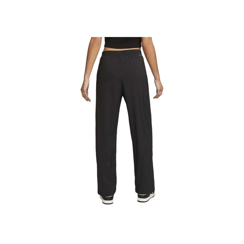 Nike Sportswear Dri-Fit Tech Pack Solid High-Waisted Straight Leg Casual Pants Women Bottoms Black DM6505-010