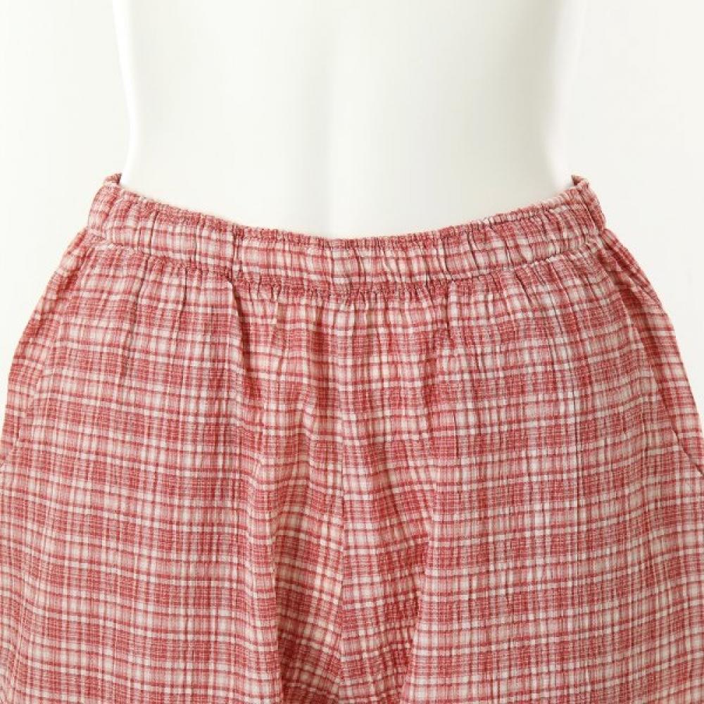 VenuS Cool Pleated Check Women S Lounge pantS vepS01wp