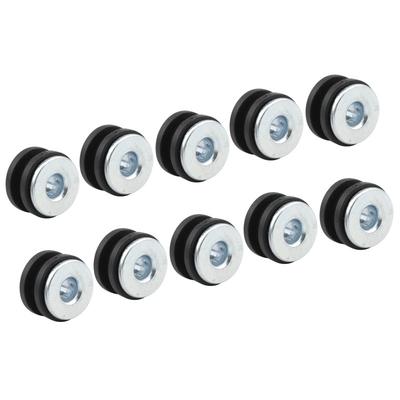 5 Sets Pressure Relief Cushion Motorcycle Rubber Grommets Bolt Kit Diy Accessories Circular Shock Absorber Pad