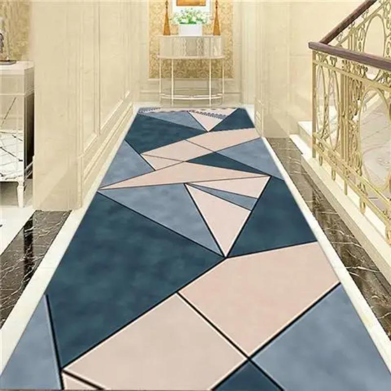 Moderne Geometrische Lange Flur Teppiche Wohnzimmer Schlafzimmer Teppiche Treppenhaus Flur Dekor Korridor Gang Party Hochzeit Gastfamilie