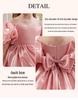 Girls' Cross-Shoulder Princess Dress: Puffy Skirt for Birthdays, Flower Girl, Wedding Banquet