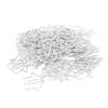 100Pcs House Shaped Paper Clips Iron Wire Multifunctional Decorative Fancy Paperclips for Organizing Marking Gift White