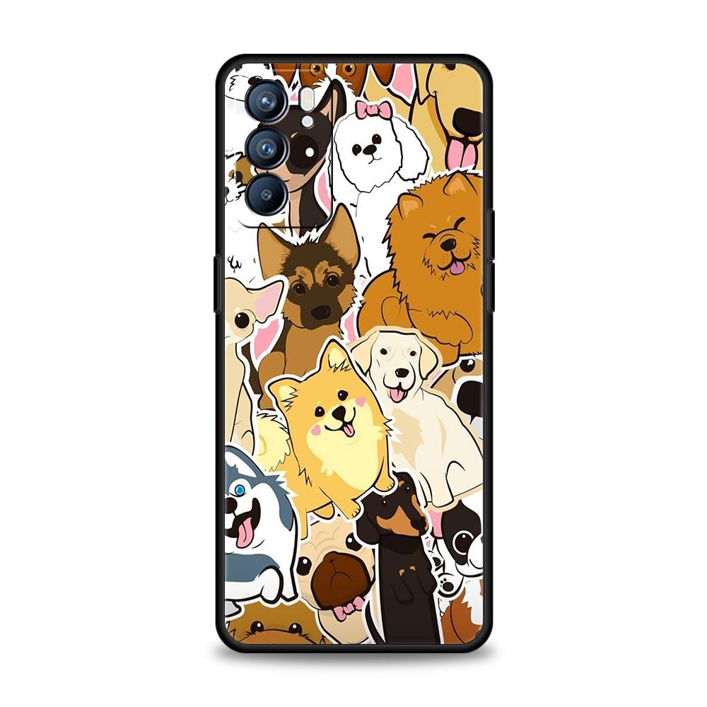 Dog Paw Phone Case For Oppo Reno13 Reno12 Reno11 F Reno10 Pro A54 5G Find X5 A53 A52 A9 A57 A78 4G A79 A80 A98 Cover