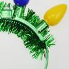 Weihnachts-LED-Haarreif mit Glühbirnen- und Lametta-Form für Erwachsene Styling Haar Zubehör