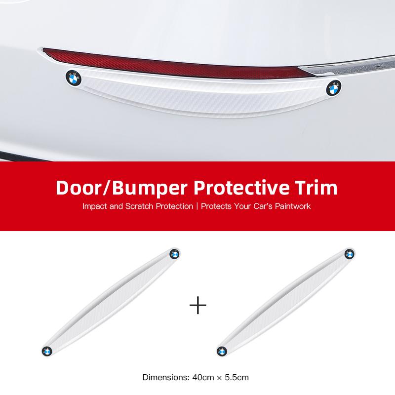 CXVA5 Anti Collision Car Bumper Guard Strip Car Stickers For BMW F30 F10 E90 F20 E46 E60 E70 E39 E36 Car Door Edge Guards Trim Molding