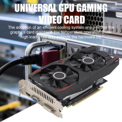 Computer Graphics Card Design PCI-E 128-bit Interface Dual Fan 4GB GDDR5 Universal Low Power GPU Gaming
