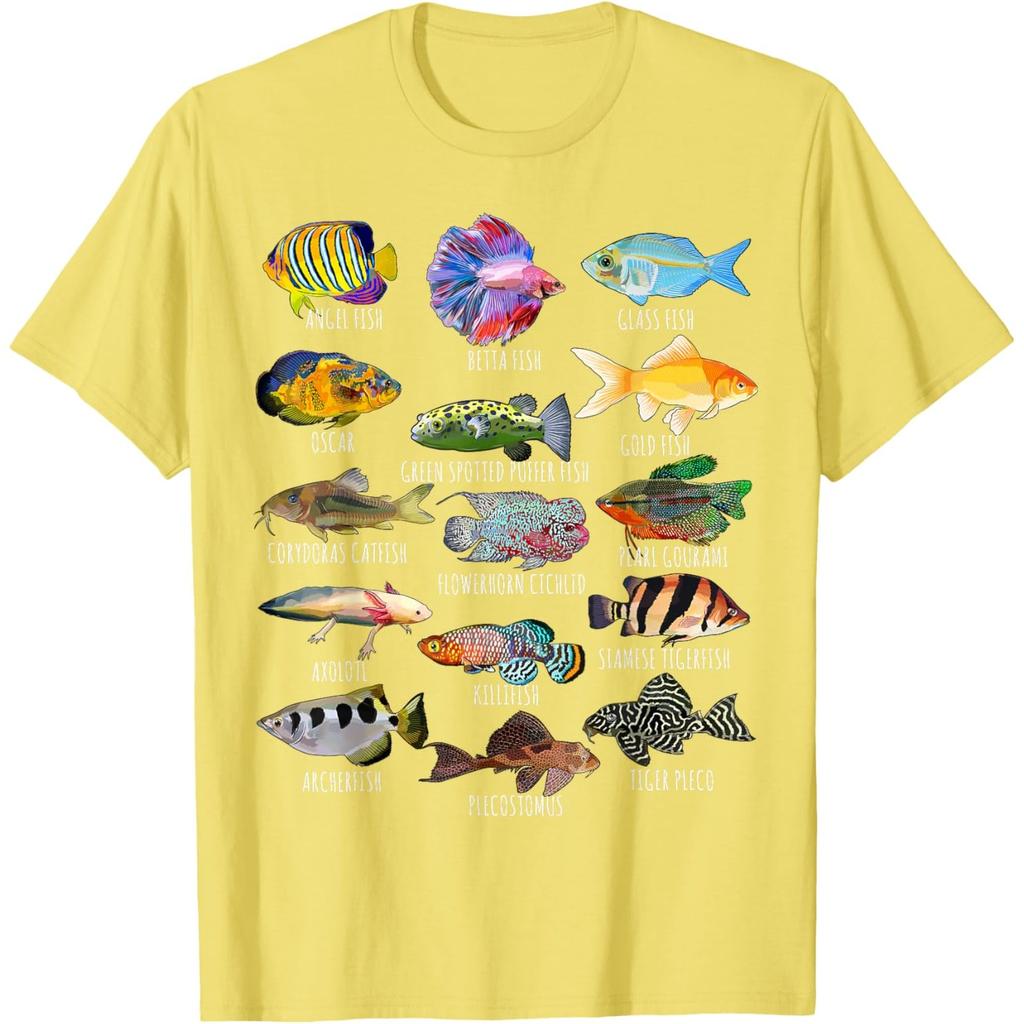Fishkeeping Fish Species Biology Types of Aquarium Fish TShirt