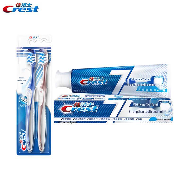 Crest All-in-One 7-Effect Toothbrush & Toothpaste Set