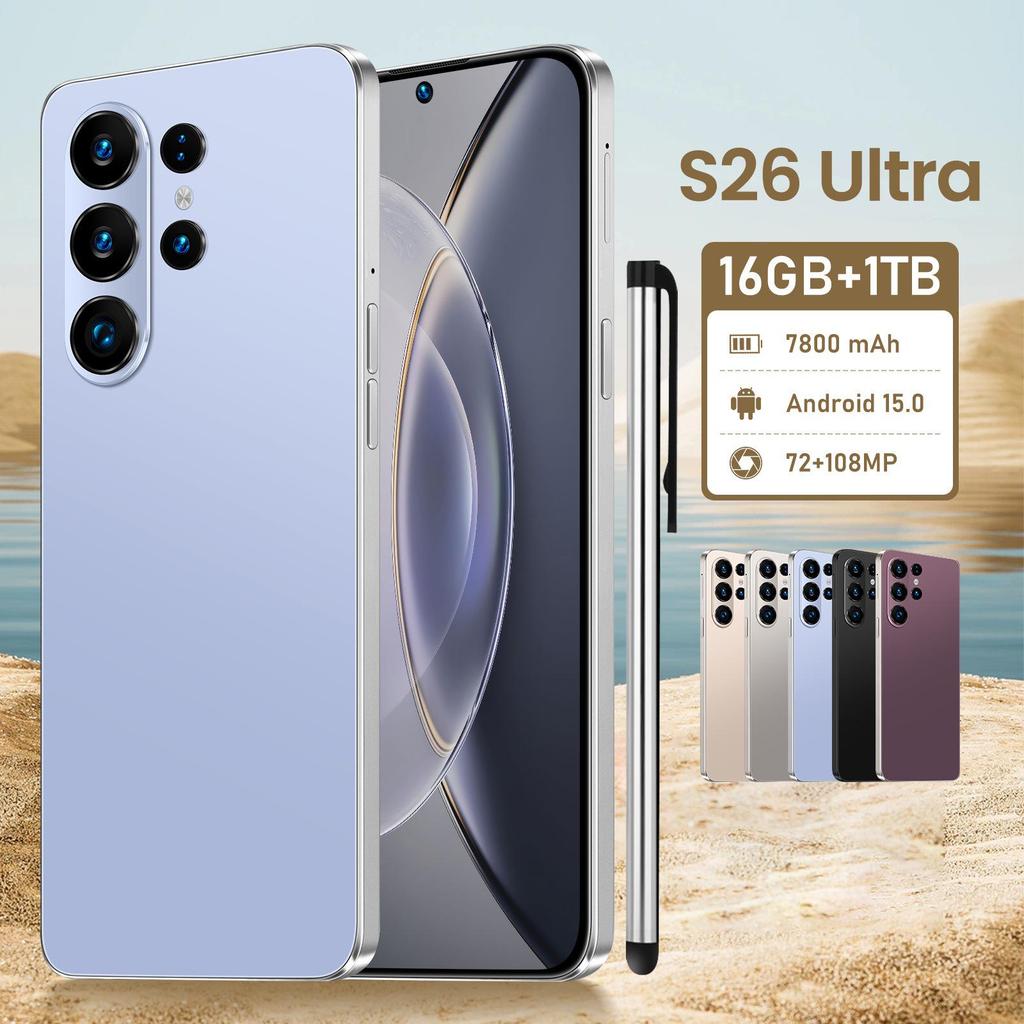 S26 Ultra Smartphone: 16GB RAM, 1TB Storage, 7.3-inch Android Display